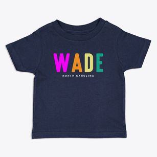 Wade North Carolina Color Pop Toddler T-Shirt