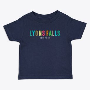 Lyons Falls New York Color Pop Toddler T-Shirt