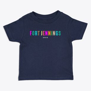 Fort Jennings Ohio Color Pop Toddler T-Shirt