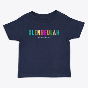 Glenbeulah Wisconsin Color Pop Toddler T-Shirt