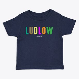 Ludlow Maine Color Pop Toddler T-Shirt