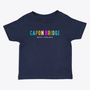 Capon Bridge West Virginia Color Pop Toddler T-Shirt