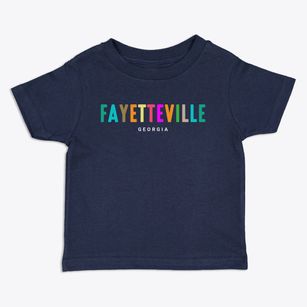 Fayetteville Georgia Color Pop Toddler T-Shirt
