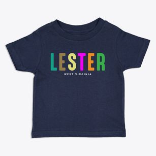 Lester West Virginia Color Pop Toddler T-Shirt