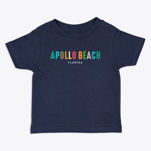 Apollo Beach Florida Color Pop Toddler T-Shirt