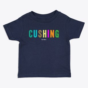 Cushing Iowa Color Pop Toddler T-Shirt