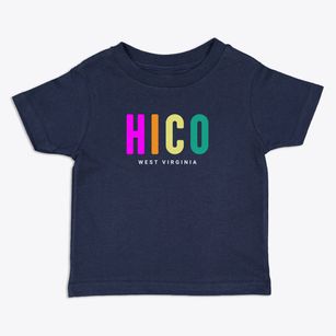 Hico West Virginia Color Pop Toddler T-Shirt