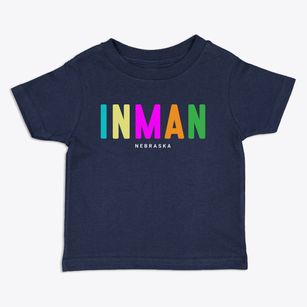 Inman Nebraska Color Pop Toddler T-Shirt