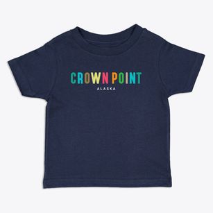Crown Point Alaska Color Pop Toddler T-Shirt