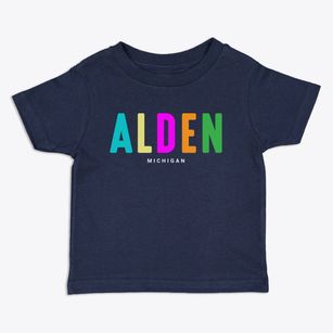 Alden Michigan Color Pop Toddler T-Shirt