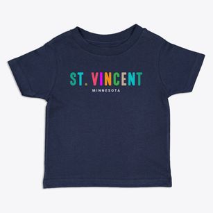 St. Vincent Minnesota Color Pop Toddler T-Shirt