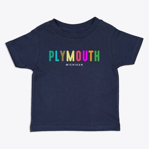 Plymouth Michigan Color Pop Toddler T-Shirt