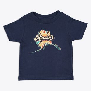  Alaska Retro Art Toddler T-Shirt