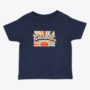  Colorado Retro Art Toddler T-Shirt