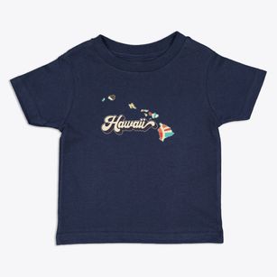  Hawaii Retro Art Toddler T-Shirt
