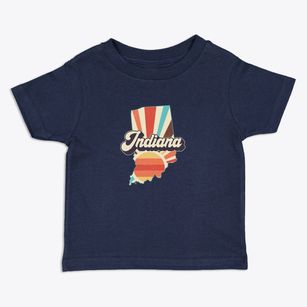  Indiana Retro Art Toddler T-Shirt