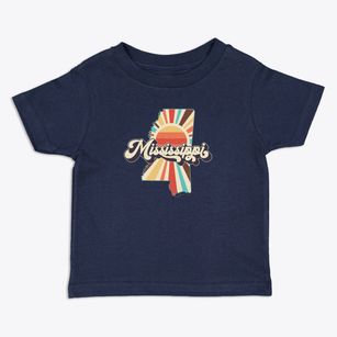  Mississippi Retro Art Toddler T-Shirt