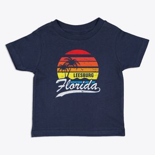 Leesburg Florida Palm Tree Sunset Toddler T-Shirt