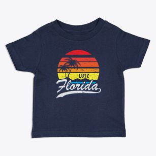Lutz Florida Palm Tree Sunset Toddler T-Shirt