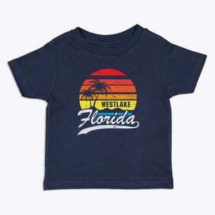 Westlake Florida Palm Tree Sunset Toddler T-Shirt