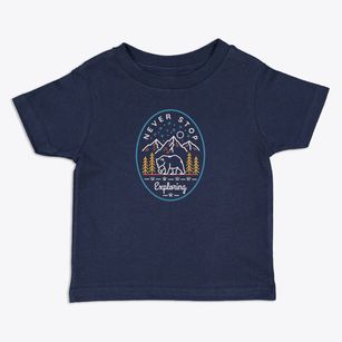   Never Stop Toddler T-Shirt