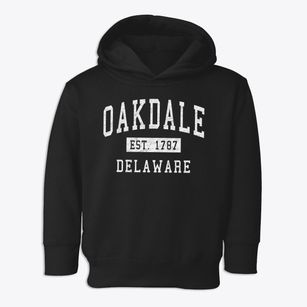 Oakdale Delaware Classic Established Toddler Hoodie