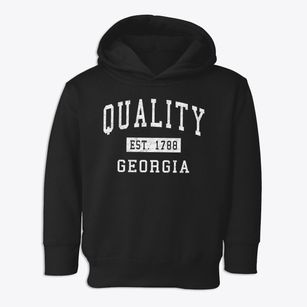 Quality Georgia Classic Established Toddler Hoodie