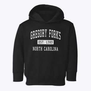 Gregory Forks North Carolina Classic Established Toddler Hoodie