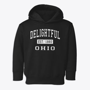Delightful Ohio Classic Established Toddler Hoodie