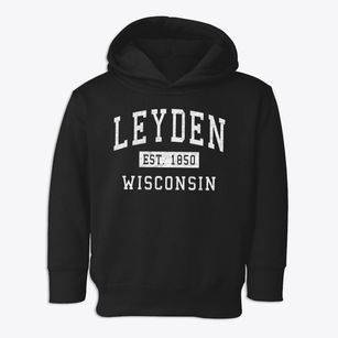 Leyden Wisconsin Classic Established Toddler Hoodie