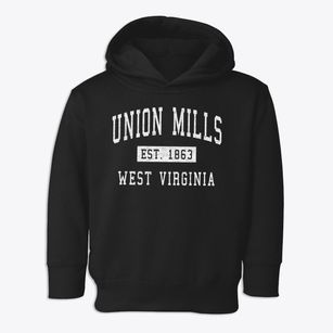 Union Mills West Virginia Classic Established Toddler Hoodie