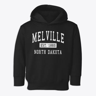 Melville North Dakota Classic Established Toddler Hoodie