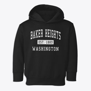 Baker Heights Washington Classic Established Toddler Hoodie