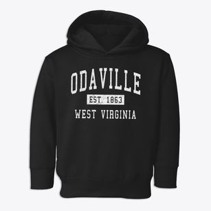 Odaville West Virginia Classic Established Toddler Hoodie