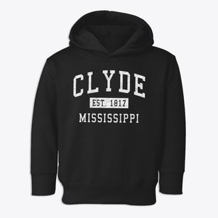 Clyde Mississippi Classic Established Toddler Hoodie