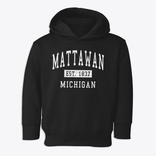 Mattawan Michigan Classic Established Toddler Hoodie