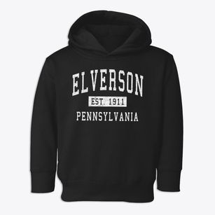 Elverson Pennsylvania Classic Established Toddler Hoodie