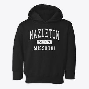 Hazleton Missouri Classic Established Toddler Hoodie