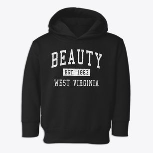 Beauty West Virginia Classic Established Toddler Hoodie