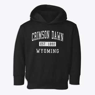 Crimson Dawn Wyoming Classic Established Toddler Hoodie