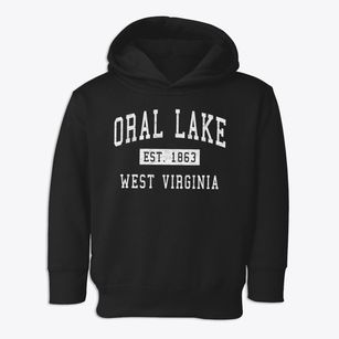 Oral Lake West Virginia Classic Established Toddler Hoodie