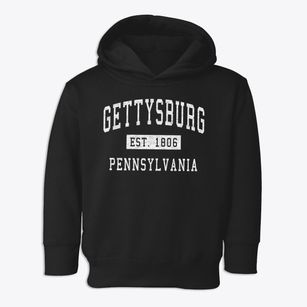 Gettysburg Pennsylvania Classic Established Toddler Hoodie