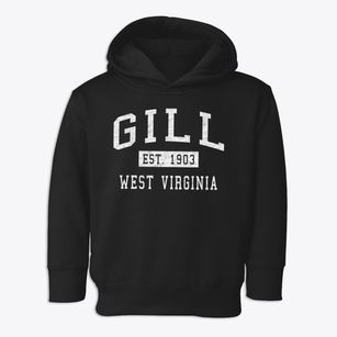 Gill West Virginia Classic Established Toddler Hoodie