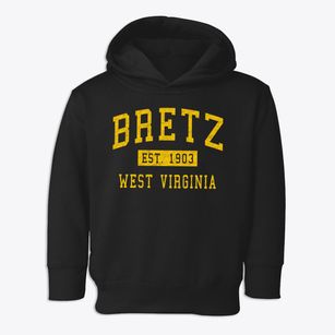 Bretz West Virginia Classic Established Toddler Hoodie