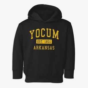 Yocum Arkansas Classic Established Toddler Hoodie