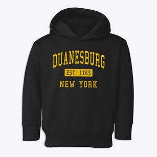 Duanesburg New York Classic Established Toddler Hoodie