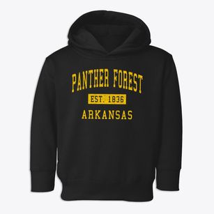 Panther Forest Arkansas Classic Established Toddler Hoodie