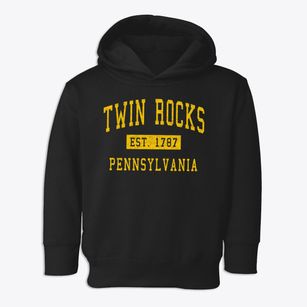 Twin Rocks Pennsylvania Classic Established Toddler Hoodie