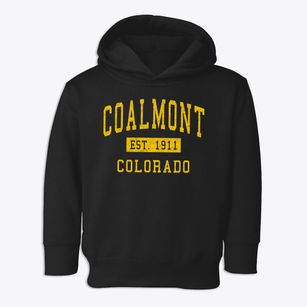 Coalmont Colorado Classic Established Toddler Hoodie
