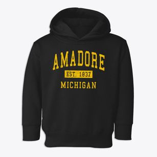 Amadore Michigan Classic Established Toddler Hoodie